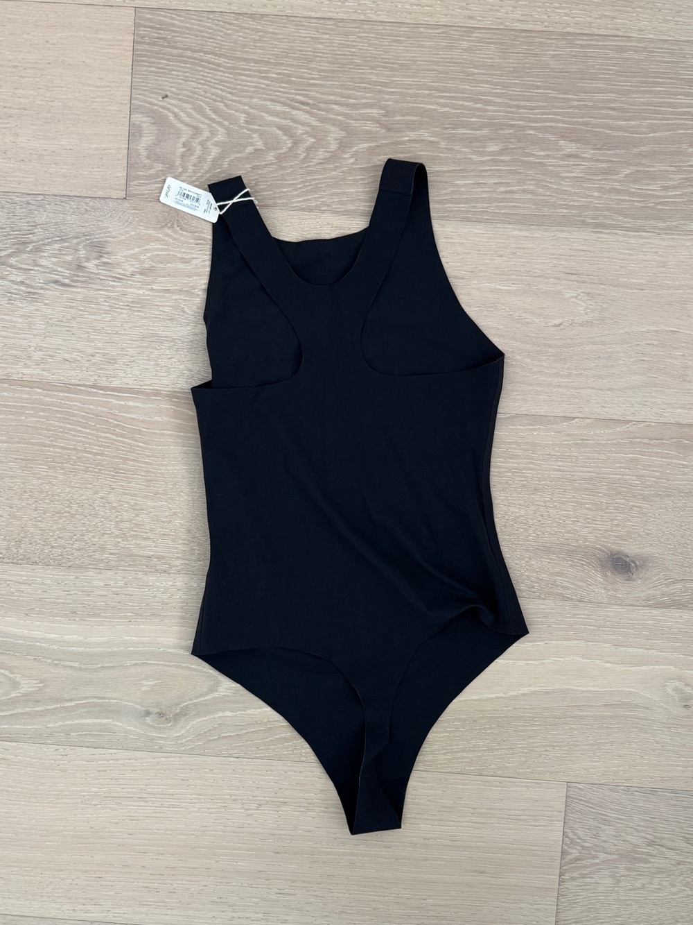 Aerie Women’s One Piece Bodysuit Black Solid Size M Mild Compression Wireless - Picture 2 of 3